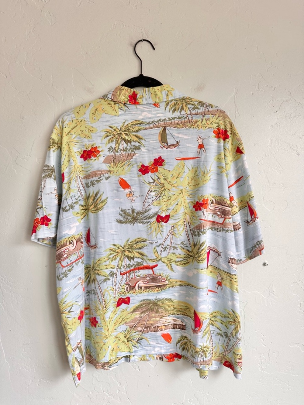 Erika Women’s Vintage Hawaiian Button Up Shirt Tropical Vacation Size 1X EUC - Picture 4 of 6